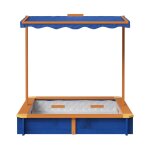 Bac à sable d'été extérieur, 120cm, bleu Bac à sable d'été extérieur, 120cm, bleu