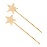 Baguettes magiques en bois 23cm - lot de 2