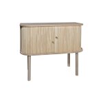 Bahut en bois clair avec portes coulissantes