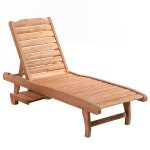 Bain de soleil colonial dossier rglable tablette sapin pr - huil
