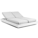 Bain de soleil double blanc