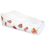Bain de soleil extrieur flottant dhoussable broderie poisson orange