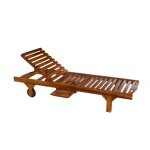 Bain de soleil en teck huil