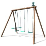 Balanoire en bois trait 3 agrs