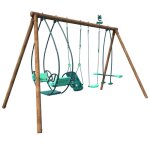 Balanoire en bois trait 4 agrs
