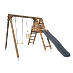 Balanoire objectif nature 2 agrs et toboggan