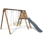 Balan�oire objectif nature 3 agr�s et toboggan