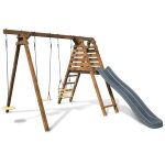 Balanoire objectif nature 3 agrs et toboggan