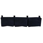Balconnire 3 sacs en feutre gotextile noir