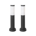 Balise extérieure de jardin (2 pcs) 23w en acier inoxydable koral Balise extérieure de jardin (2 pcs) 23w en acier inoxydable koral