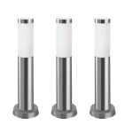 Balise extrieure de jardin (3 pcs) 23w gris urbain koral