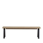 Banc en bois piétement en a l160cm - bois clair Banc en bois piétement en a l160cm - bois clair