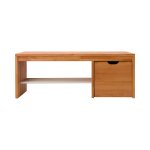 Banc � chaussure avec 1 cube de rangement en h�tre massif