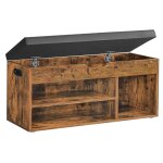 Banc  chaussures rembourr capacit de charge 136 kg marron rustique