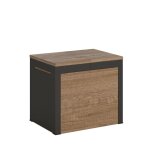 Banc extensible effet bois ch�ne nature 55x40 / 305 cm