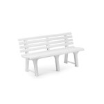 Banc d'extrieur blanc 148x145 cm