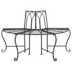 Banc en fer noir