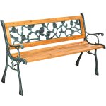 Banc de jardin marron Banc de jardin marron
