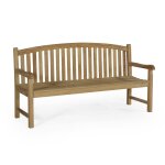 Banc de jardin en teck massif l180