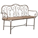 Banc en métal 146, 69x55, 25x45, 09 / 89, 54h cm Banc en métal 146, 69x55, 25x45, 09 / 89, 54h cm