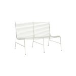 Banc en métal gris clair Banc en métal gris clair