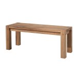 Banc de table en chêne massif 123cm Banc de table en chêne massif 123cm