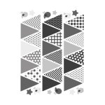 Banni�res murales adh�sives noir 12 x 10 cm