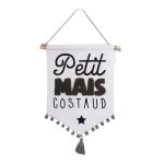 Bannire murale blanc 36x25cm