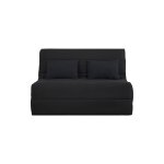 Banquette bz convertible 2 places pearl noir