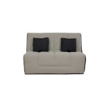 Banquette bz los angeles 140 x 190, matelas dunlopillo, coton gris Banquette bz los angeles 140 x 190, matelas dunlopillo, coton gris