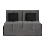 Banquette bz los angeles 140x190, matelas dunlopillo, angel gris Banquette bz los angeles 140x190, matelas dunlopillo, angel gris