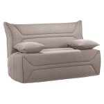Banquette bz avec matelas de 12 cm taupe