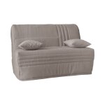 Banquette bz avec matelas de 15 cm grège 140 x 200 cm Banquette bz avec matelas de 15 cm grège 140 x 200 cm