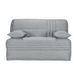 Banquette bz avec matelas de 15 cm gris clair