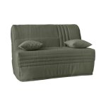 Banquette bz avec matelas de 15 cm vert kaki 140 x 200 cm Banquette bz avec matelas de 15 cm vert kaki 140 x 200 cm