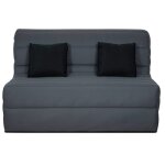 Banquette bz orlando 140x190, matelas dunlopillo, gris Banquette bz orlando 140x190, matelas dunlopillo, gris
