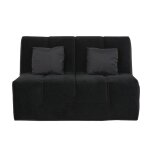 Banquette bz washington 140x190, matelas simmons, coton noir Banquette bz washington 140x190, matelas simmons, coton noir