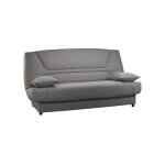 Banquette clic - clac avec matelas de 13 cm gris clair