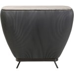 Bar en simili gris et marbre minral