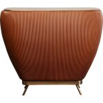 Bar en simili marron et noyer