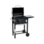 Barbecue bois en noir 925 x 46 x 123 cm