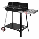 Barbecue cuve fonte mtal / inox noir 101x56x90. 5 cm