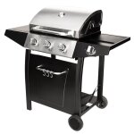 Barbecue  gaz 3 brleurs avec chariot et rangements