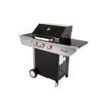Barbecue  gaz avec chariot 3 brleurs manhattan 300s - somagic