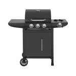 Barbecue gaz mtal noir 5 brleurs 11. 5kw