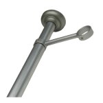 Barre télescopique du sol au plafond sans perçage de 2m à 3m - nickel Barre télescopique du sol au plafond sans perçage de 2m à 3m - nickel
