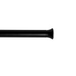 Barre de tension à rideaux ext. 91. 4 à 137. 1cm d22mm noir Barre de tension à rideaux ext. 91. 4 à 137. 1cm d22mm noir