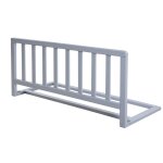Barrire de lit bb 90 cm en bois massif taupe