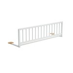 Barrire de lit en bois de htre essentiel blanc