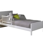 Barrire de lit enfant bois massif blanc